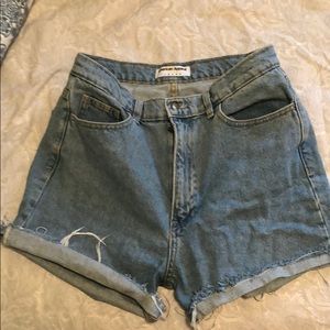 American Apparel Vintage Denim Shorts